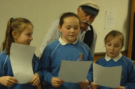 Young Shanty pupils with Pat Sheridan, Cobh 2006